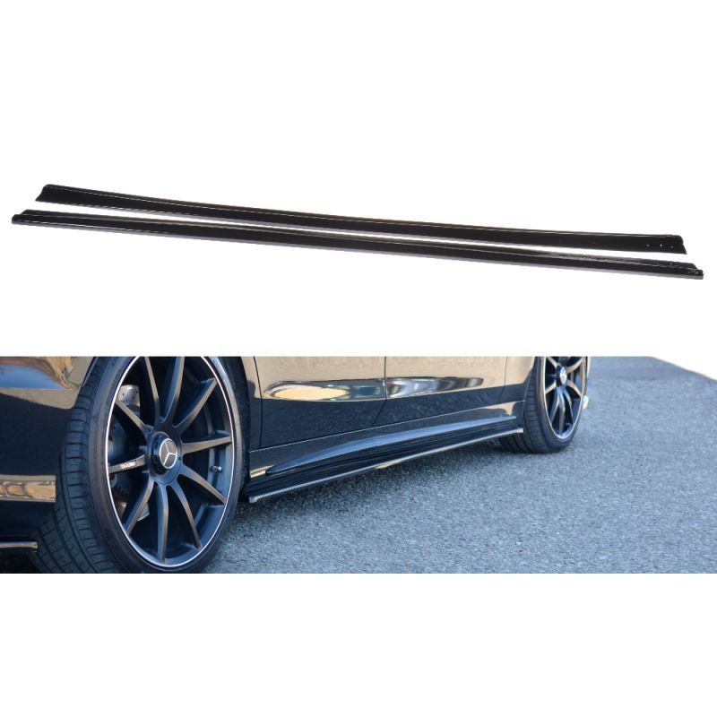 Maxton SIDE SKIRTS DIFFUSERS MERCEDES-BENZ S-CLASS AMG-LINE W222 Gloss Black, CLASSE S W221 Maxton SIDE SKIRTS DIFFUSERS MERCEDES-BENZ S-CLASS AMG-LINE W222 Gloss Black, CLASSE S W221