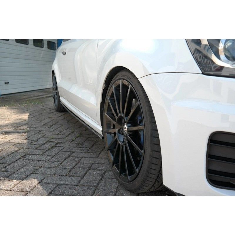 Maxton SIDE SKIRTS DIFFUSERS VOLKSWAGEN POLO MK5 R WRC Gloss Black, Polo Mk5 6R Maxton SIDE SKIRTS DIFFUSERS VOLKSWAGEN POLO MK5 R WRC Gloss Black, Polo Mk5 6R