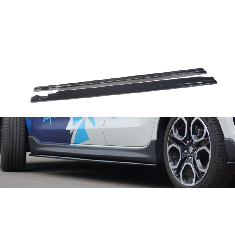 Maxton SIDE SKIRTS DIFFUSERS SUZUKI SWIFT 6 SPORT Gloss Black, Suzuki Maxton SIDE SKIRTS DIFFUSERS SUZUKI SWIFT 6 SPORT Gloss Black, Suzuki