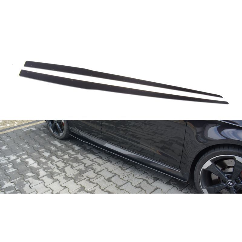 Maxton Racing Side Skirts Diffusers V.1AUDI Audi RS3 8V FL Sportback , A3/S3/RS3 8V Maxton Racing Side Skirts Diffusers V.1AUDI Audi RS3 8V FL Sportback , A3/S3/RS3 8V