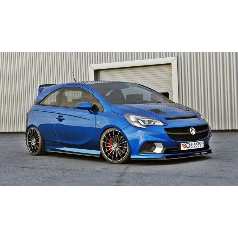 Maxton RAJOUTS DES BAS DE CAISSE POUR OPEL CORSA E OPC/VXR Gloss Black, OP-CO-E-OPC-SD1G Tuning.fr