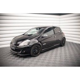 RAJOUTS DES BAS DE CAISSE MAXTON RENAULT CLIO MK3 RS Noir Brillant