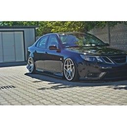 Maxton RAJOUTS DES BAS DE CAISSE POUR SAAB 9-3 TURBO X/ Aero Facelift Gloss Black, SA-9-3-TX-SD1G Tuning.fr