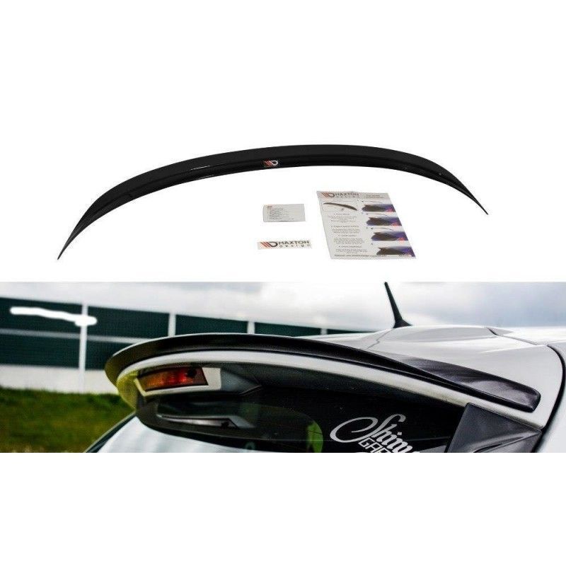Maxton SPOILER CAP Renault Clio Mk4 Gloss Black, Clio IV Maxton SPOILER CAP Renault Clio Mk4 Gloss Black, Clio IV