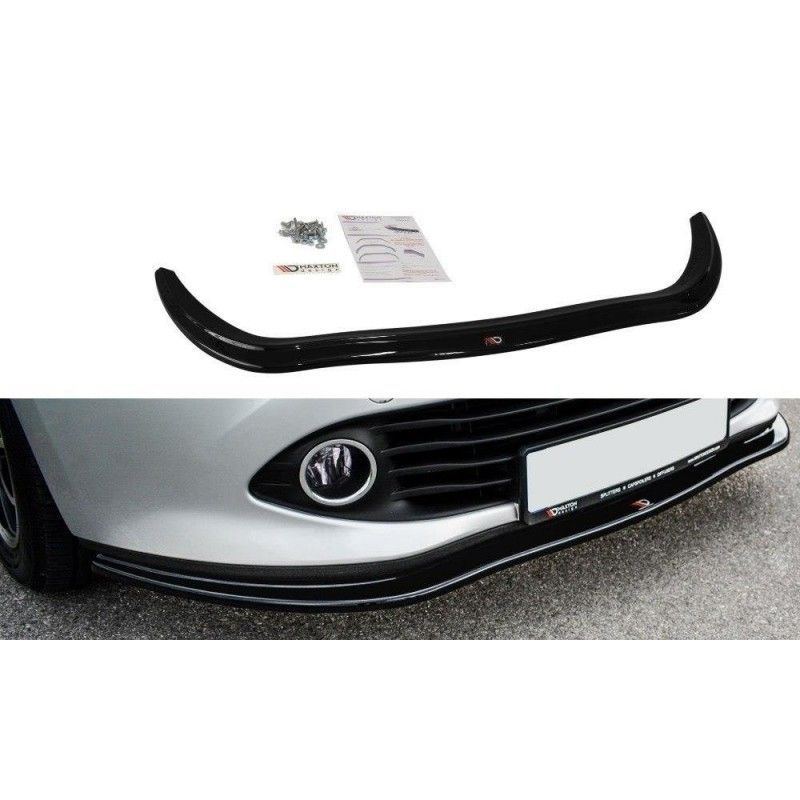 Maxton FRONT SPLITTER V.1 Renault Clio Mk4 Gloss Black, Clio IV Maxton FRONT SPLITTER V.1 Renault Clio Mk4 Gloss Black, Clio IV
