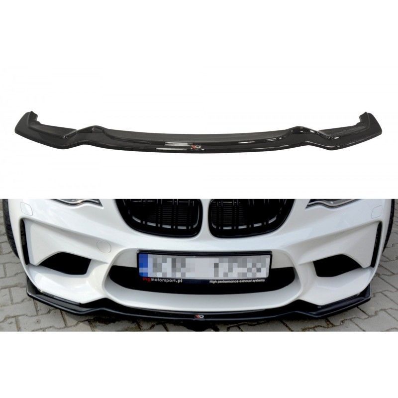 Maxton FRONT SPLITTER BMW M2 (F87) COUPÉ Gloss Black, Serie 2 F22 / F23 / M2 F87 Maxton FRONT SPLITTER BMW M2 (F87) COUPÉ Gloss Black, Serie 2 F22 / F23 / M2 F87