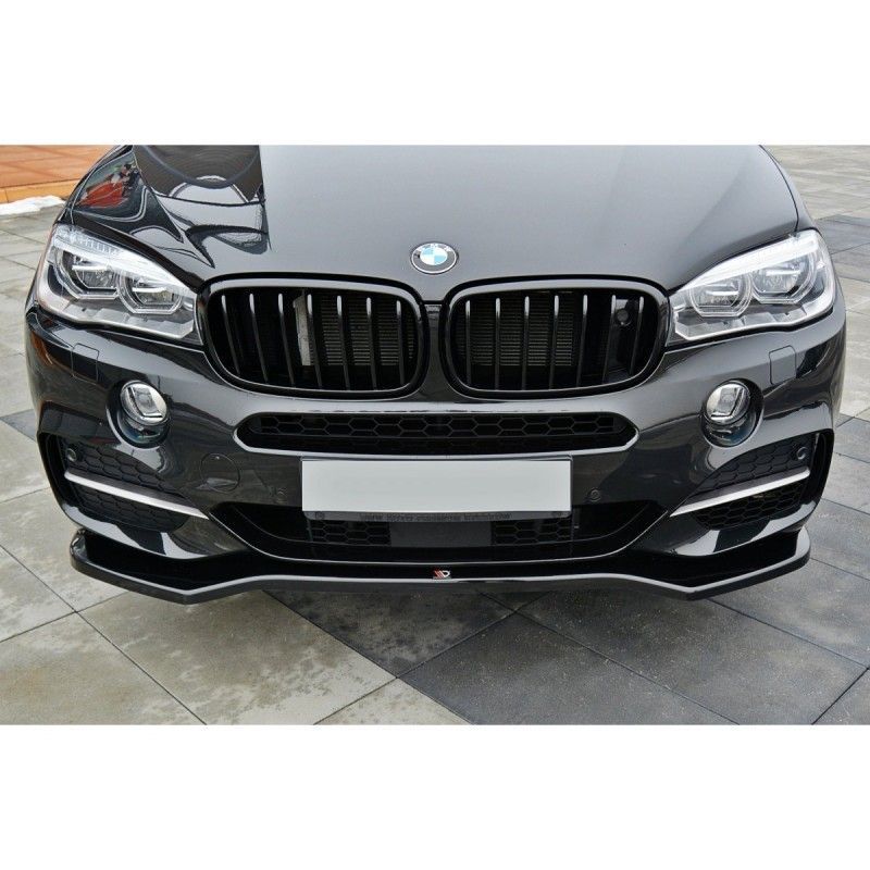 Maxton FRONT SPLITTER V.1 BMW X5 F15 M-PACK Gloss Black, X5 F15 Maxton FRONT SPLITTER V.1 BMW X5 F15 M-PACK Gloss Black, X5 F15