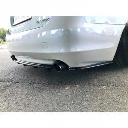 Maxton CENTRAL REAR SPLITTER Lexus GS 300 Mk3 Facelift (with vertical bars) Gloss Black, Lexus
