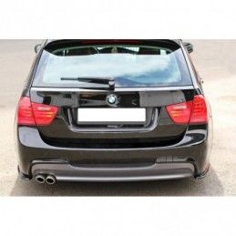 Maxton REAR SIDE SPLITTERS for BMW 3 E91 M-PACK FACELIFT Gloss Black, Serie 3 E90/ E91