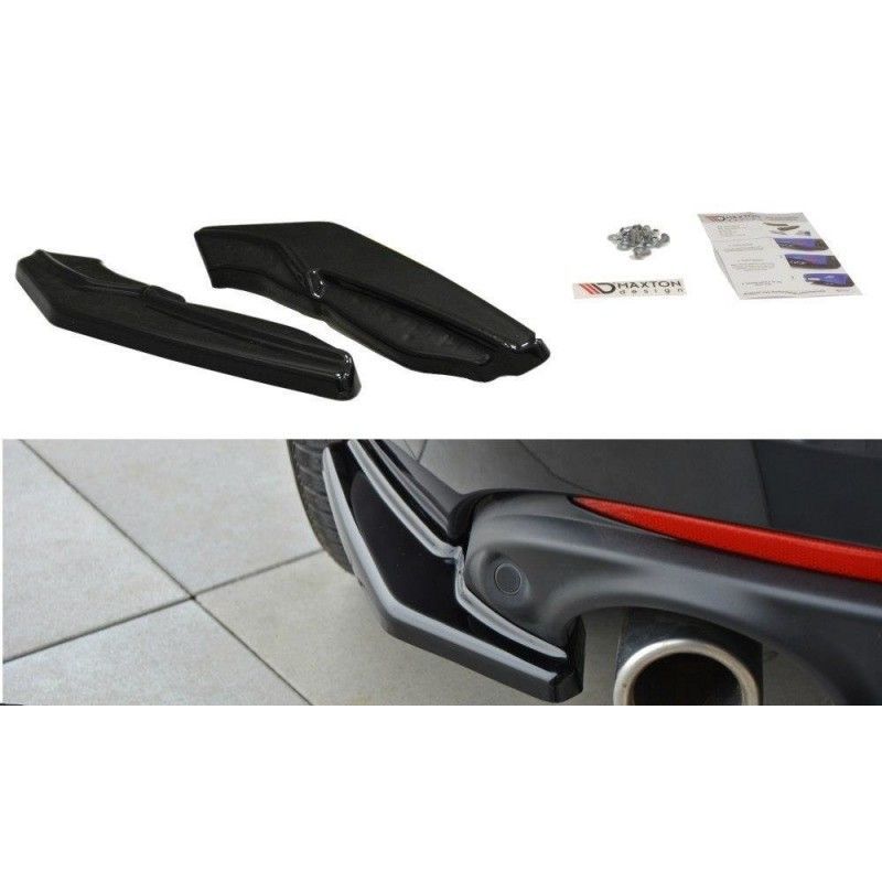 Maxton REAR SIDE SPLITTERS Renault Laguna mk 3 Coupe Gloss Black, Laguna Maxton REAR SIDE SPLITTERS Renault Laguna mk 3 Coupe Gloss Black, Laguna