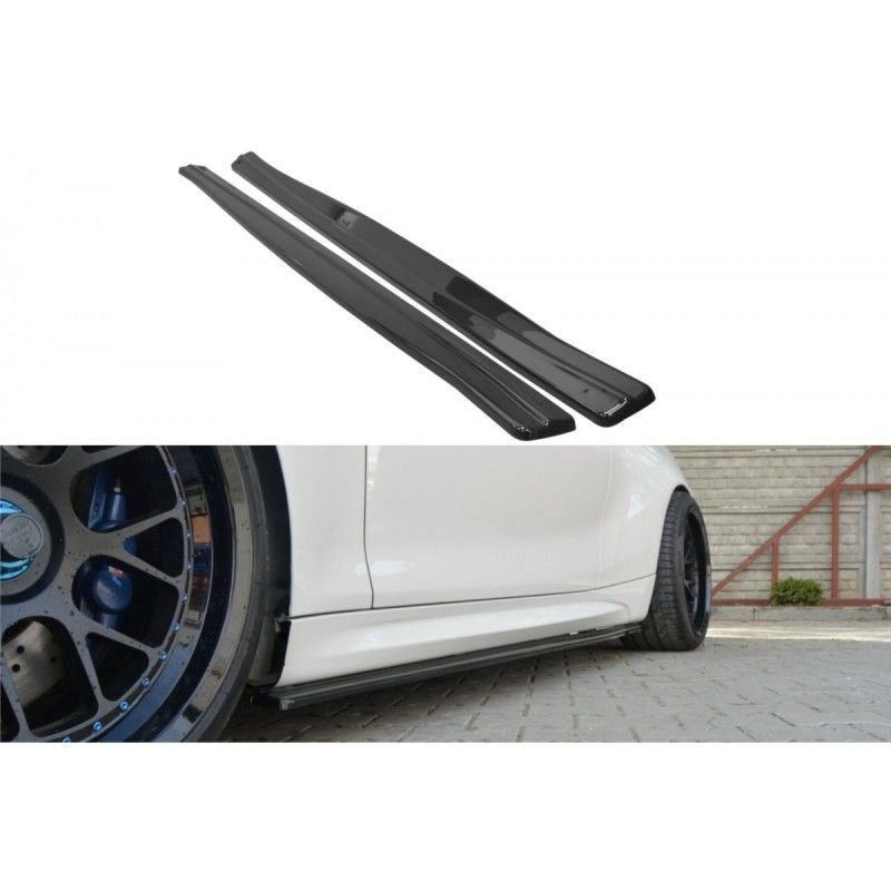 Maxton SIDE SKIRTS DIFFUSERS BMW M2 F87 COUPÉ Gloss Black, Serie 2 F22 / F23 / M2 F87 Maxton SIDE SKIRTS DIFFUSERS BMW M2 F87 COUPÉ Gloss Black, Serie 2 F22 / F23 / M2 F87