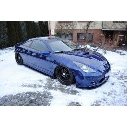 RAJOUTS DES BAS DE CAISSE MAXTON TOYOTA CELICA T23 TS AVANT FACELIFT Noir Brillant