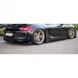 Maxton REAR SIDE SPLITTERS Porsche Cayman Mk2 981C , Cayman