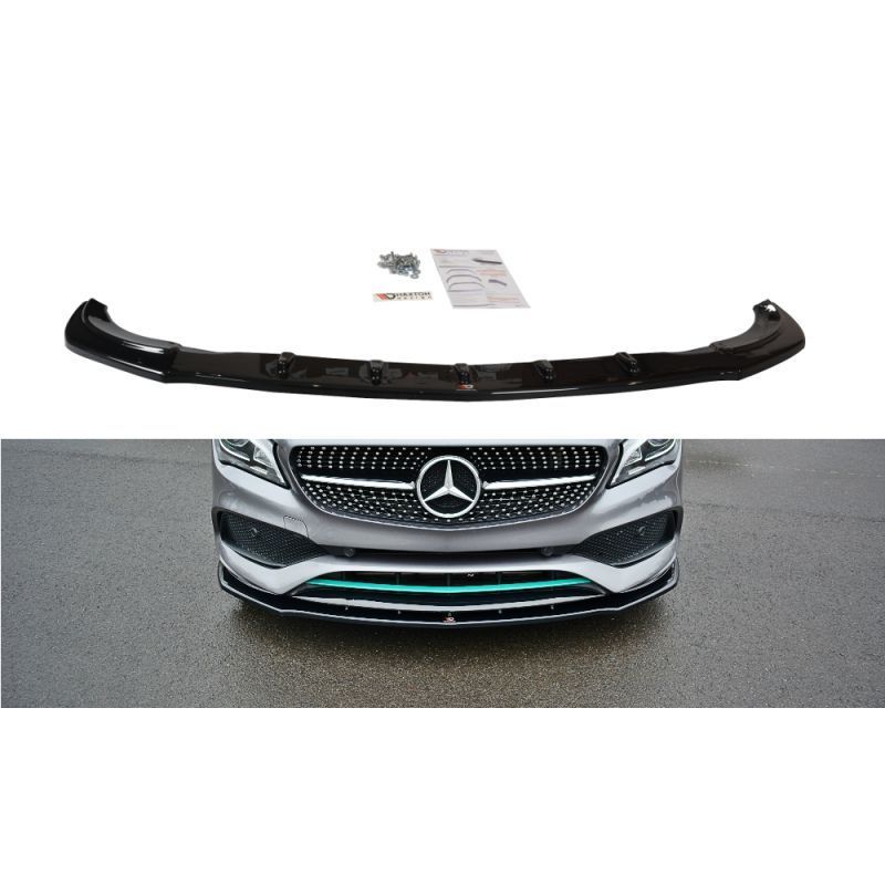 Maxton FRONT SPLITTER V.1 MERCEDES-BENZ CLA C117 AMG-LINE FACELIFT Gloss, CLA C117 Maxton FRONT SPLITTER V.1 MERCEDES-BENZ CLA C117 AMG-LINE FACELIFT Gloss, CLA C117