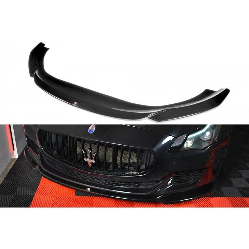 Maxton FRONT SPLITTER MASERATI QUATTROPORTE MK.6 PREFACE Gloss Black, Maserati Maxton FRONT SPLITTER MASERATI QUATTROPORTE MK.6 PREFACE Gloss Black, Maserati