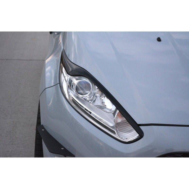 Maxton Eyebrows V.2 Ford Fiesta ST / ST-Line / Standard Mk7 FL Gloss Black, Fiesta Mk7 / 7.5 Maxton Eyebrows V.2 Ford Fiesta ST / ST-Line / Standard Mk7 FL Gloss Black, Fiesta Mk7 / 7.5