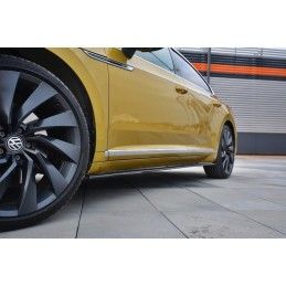 Maxton RAJOUTS DES BAS DE CAISSE POUR VW ARTEON Gloss Black, VW-AR-1-RLINE-SD1G Tuning.fr