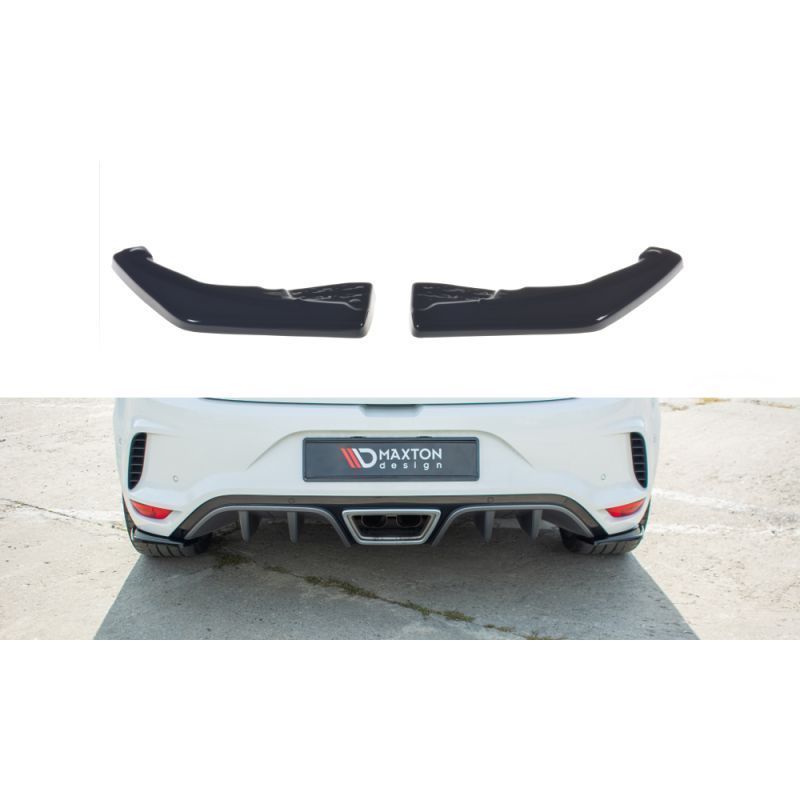 Maxton REAR SIDE SPLITTERS Renault Megane IV RS Gloss Black, Megane IV Maxton REAR SIDE SPLITTERS Renault Megane IV RS Gloss Black, Megane IV