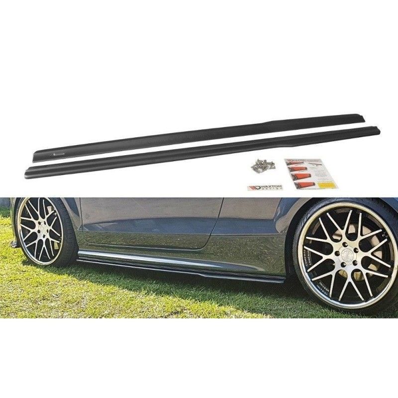 Maxton Side Skirts Diffusers Audi TT S / TT S-Line 8J Gloss Black, TT 8J Maxton Side Skirts Diffusers Audi TT S / TT S-Line 8J Gloss Black, TT 8J