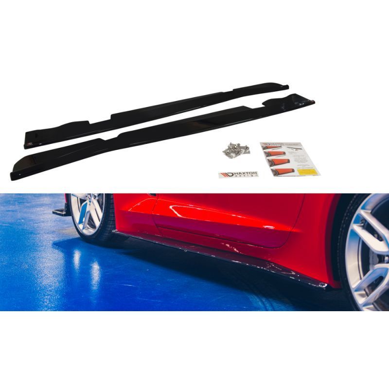 Maxton SIDE SKIRTS DIFFUSERS CHEVROLET CORVETTE C7 Gloss Black, Chevrolet Maxton SIDE SKIRTS DIFFUSERS CHEVROLET CORVETTE C7 Gloss Black, Chevrolet