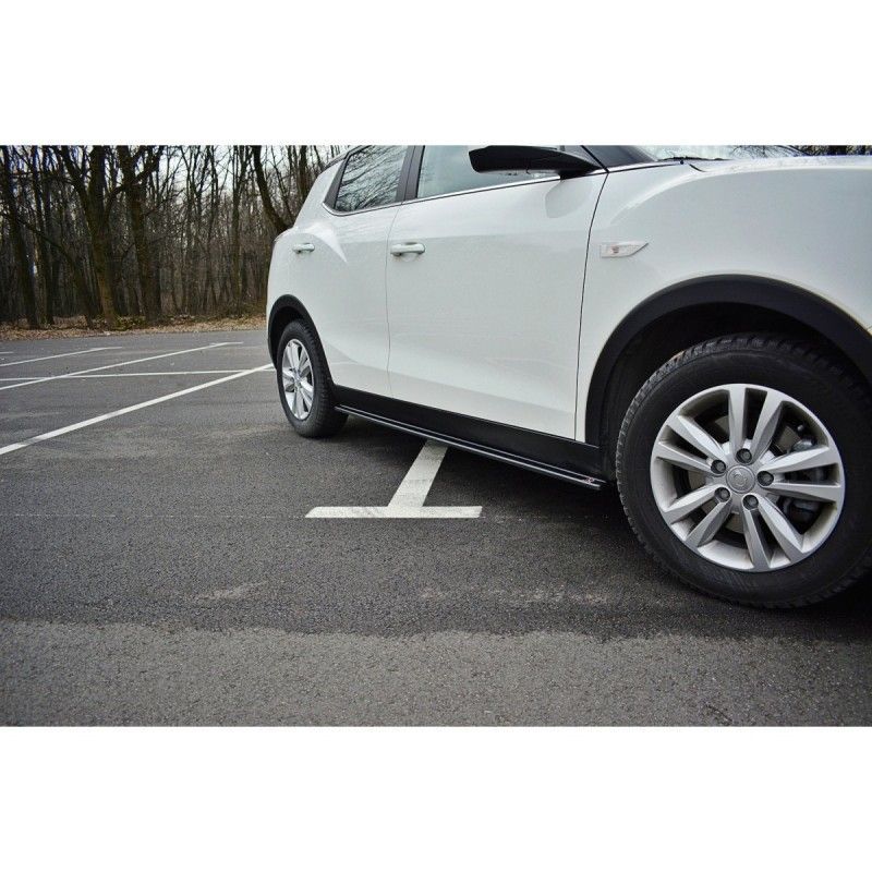 Maxton SIDE SKIRTS DIFFUSERS SSANGYONG TIVOLI Gloss Black, SSANGYONG Maxton SIDE SKIRTS DIFFUSERS SSANGYONG TIVOLI Gloss Black, SSANGYONG