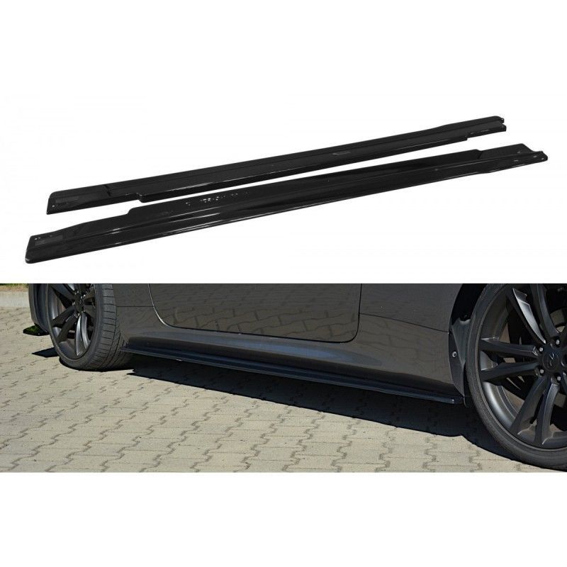 Maxton SIDE SKIRTS DIFFUSERS HYUNDAI GENESIS COUPÉ MK.1 Gloss Black, Hyundai Maxton SIDE SKIRTS DIFFUSERS HYUNDAI GENESIS COUPÉ MK.1 Gloss Black, Hyundai