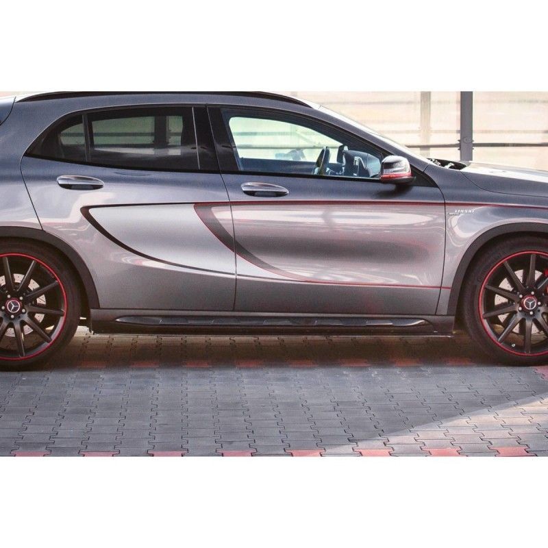 Maxton SIDE SKIRTS DIFFUSERS MERCEDES-BENZ GLA 45 AMG SUV (X156) PREFACE Gloss Black, GLA X156 Maxton SIDE SKIRTS DIFFUSERS MERCEDES-BENZ GLA 45 AMG SUV (X156) PREFACE Gloss Black, GLA X156