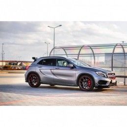 Maxton SIDE SKIRTS DIFFUSERS MERCEDES-BENZ GLA 45 AMG SUV (X156) PREFACE Gloss Black, GLA X156