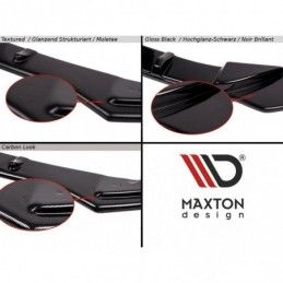 Maxton Side Skirts Diffusers Audi S1 8X Gloss Black, A1 / S1 8X