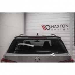 Maxton Spoiler Cap V.1 Skoda Kodiaq Mk1 Sportline/RS Gloss Black, Kodiaq