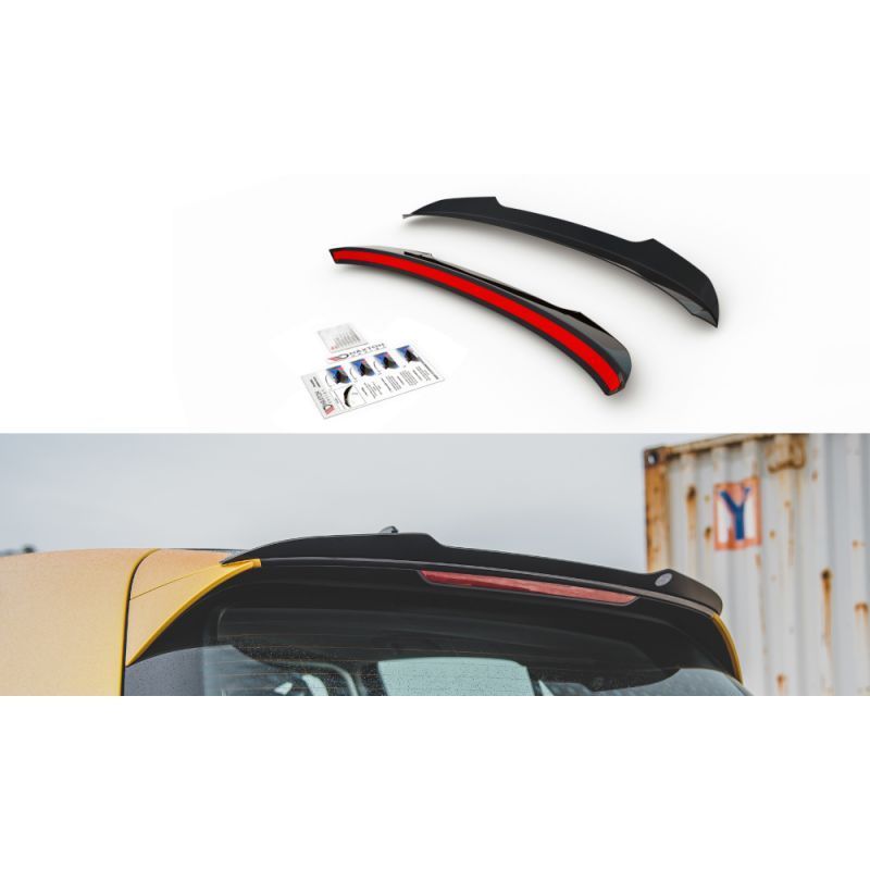 Maxton Spoiler Cap V.1 VW Golf 8 Gloss Black, Golf 8 Maxton Spoiler Cap V.1 VW Golf 8 Gloss Black, Golf 8