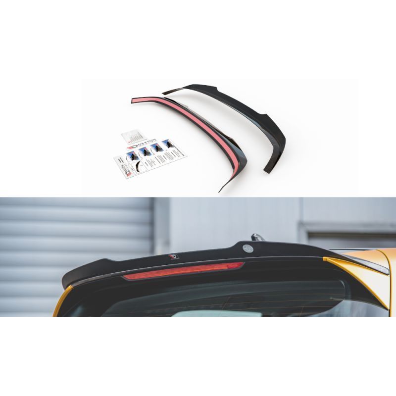 Maxton Spoiler Cap V.2 VW Golf 8 Gloss Black, Golf 8 Maxton Spoiler Cap V.2 VW Golf 8 Gloss Black, Golf 8
