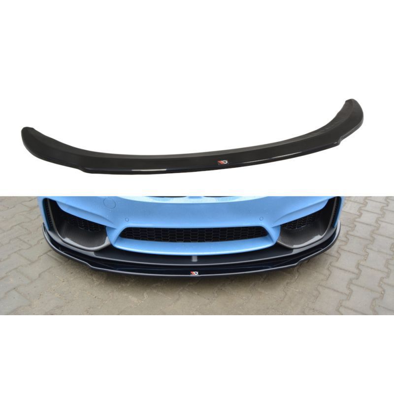 Maxton Front Splitter BMW M4 F82 M-performance Gloss Black, Serie 4 F32/ M4 Maxton Front Splitter BMW M4 F82 M-performance Gloss Black, Serie 4 F32/ M4