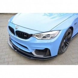 Maxton Front Splitter BMW M4 F82 M-performance Gloss Black, Serie 4 F32/ M4