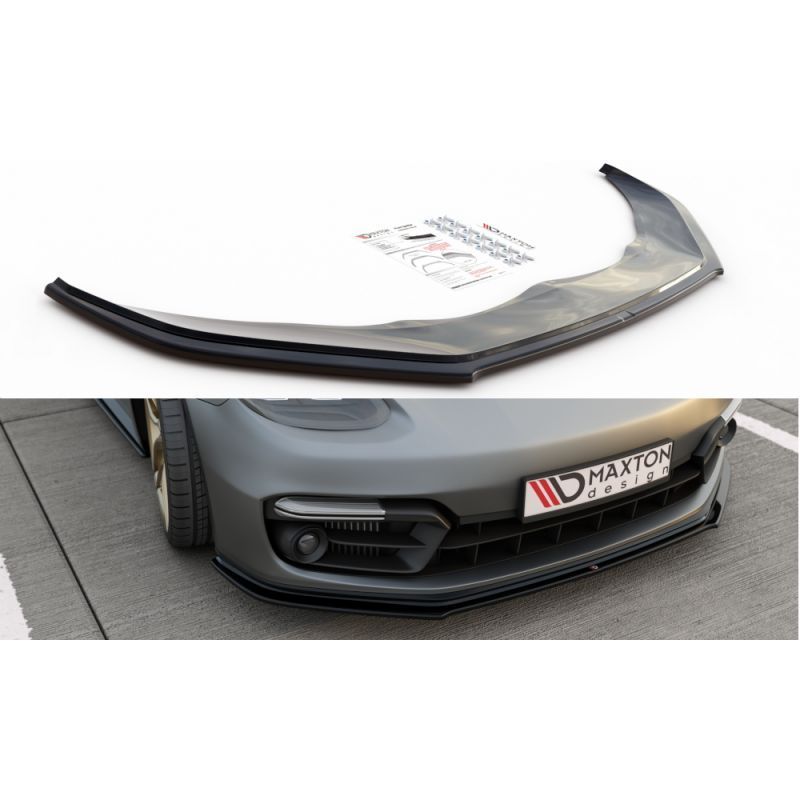 Maxton Front Splitter Porsche Panamera GTS 971 Gloss Black, Panamera Maxton Front Splitter Porsche Panamera GTS 971 Gloss Black, Panamera