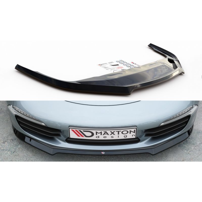 Maxton Front Splitter V.2 Porsche 911 Carrera 991 Gloss Black, 991 Maxton Front Splitter V.2 Porsche 911 Carrera 991 Gloss Black, 991