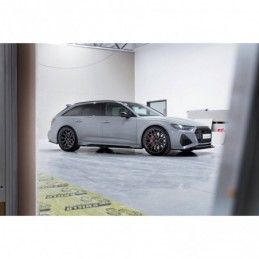 Maxton Front Splitter V.1 Audi RS6 C8 / RS7 C8 Gloss Black, A6/S6/RS6 C8