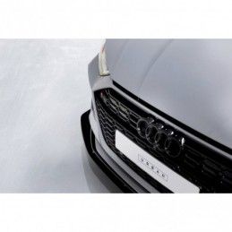 Maxton Front Splitter V.2 Audi RS6 C8 / RS7 C8 Gloss Black, A6/S6/RS6 C8