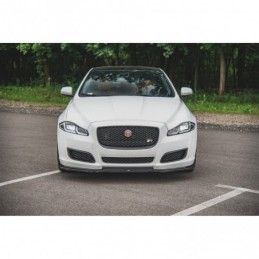 Maxton Front Splitter Jaguar XJ X351 Facelift Gloss Black, Jaguar