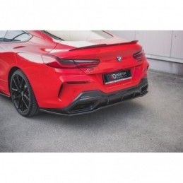 Maxton Central Rear Splitter BMW 8 Coupe M-Pack G15 Gloss Black, Serie 8 G15