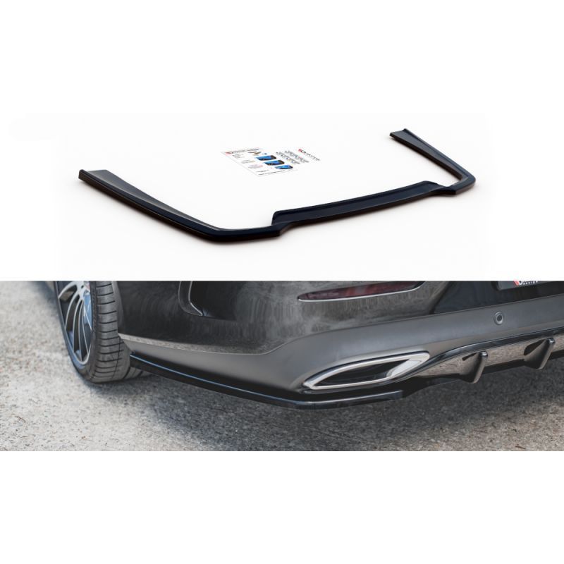 Maxton Central Rear Splitter Mercedes-Benz CLS AMG-Line C257 Gloss Black, MERCEDES Maxton Central Rear Splitter Mercedes-Benz CLS AMG-Line C257 Gloss Black, MERCEDES