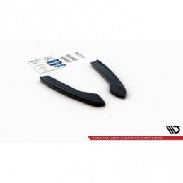 Maxton Rear Side Splitters Audi S6 / A6 S-Line C7 FL Gloss Black, A7/ S7 / RS7 - C7