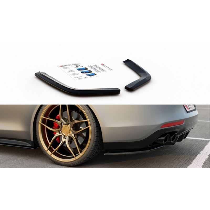 Maxton Rear Side Splitters Porsche Panamera GTS 971 Gloss Black, Panamera Maxton Rear Side Splitters Porsche Panamera GTS 971 Gloss Black, Panamera
