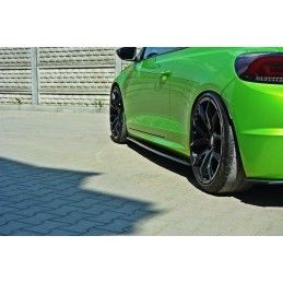 RAJOUTS DES BAS DE CAISSE MAXTON VW SCIROCCO R Noir Brillant