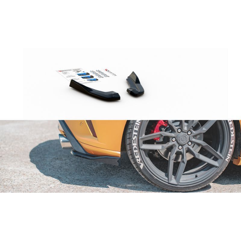 Maxton Rear Side Splitters V.2 Ford Focus ST Mk4 Gloss Black, FORD Maxton Rear Side Splitters V.2 Ford Focus ST Mk4 Gloss Black, FORD