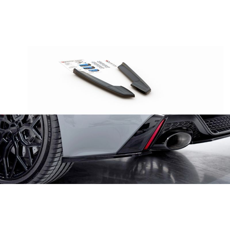 Maxton Rear Side Splitters V.1 Audi RS6 C8 / RS7 C8 Gloss Black, A6/S6/RS6 C8 Maxton Rear Side Splitters V.1 Audi RS6 C8 / RS7 C8 Gloss Black, A6/S6/RS6 C8