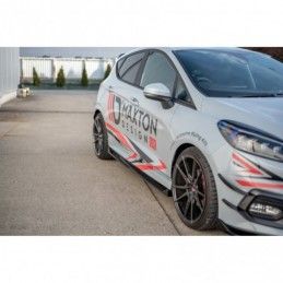 Maxton Side Skirts Diffusers V.4 Ford Fiesta Mk8 ST / ST-Line Gloss Black, Fiesta Mk8