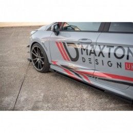 Maxton Side Skirts Diffusers V.3 Ford Fiesta Mk8 ST / ST-Line Gloss Black, Fiesta Mk8