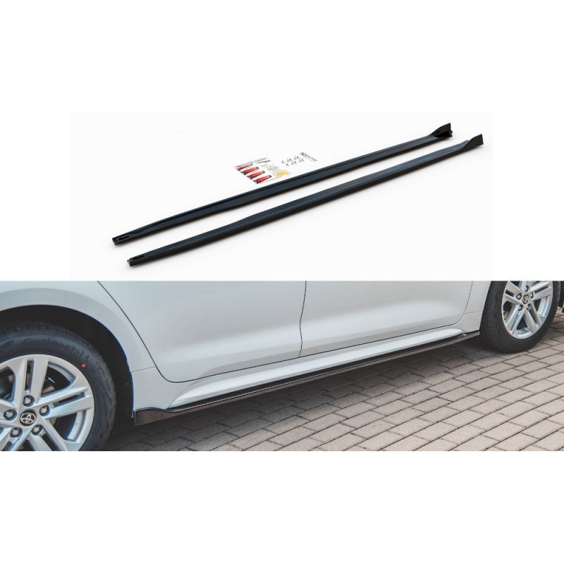 Maxton Side Skirts Diffusers Toyota Corolla XII Touring Sports Gloss Black, TOYOTA Maxton Side Skirts Diffusers Toyota Corolla XII Touring Sports Gloss Black, TOYOTA