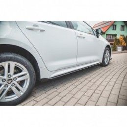 Maxton Side Skirts Diffusers Toyota Corolla XII Touring Sports Gloss Black, TOYOTA